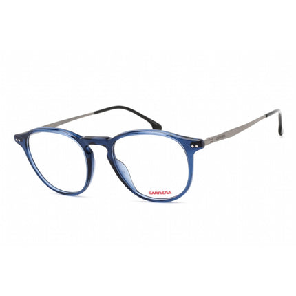 Carrera Men's Eyeglasses - Clear Lens Blue Plastic Round Frame | CARRERA 8876 0PJP 00 ,
