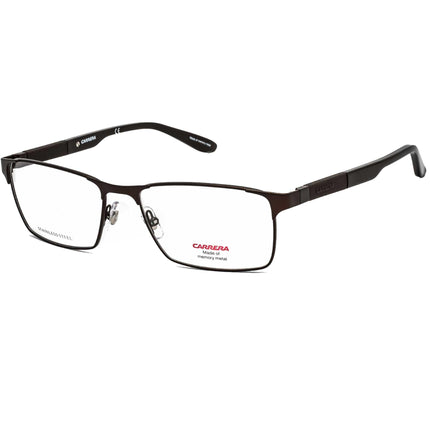 Carrera Men's Eyeglasses - Matte Brown Full Rim Rectangular Frame | Ca 8822 0YZ4 00 ,