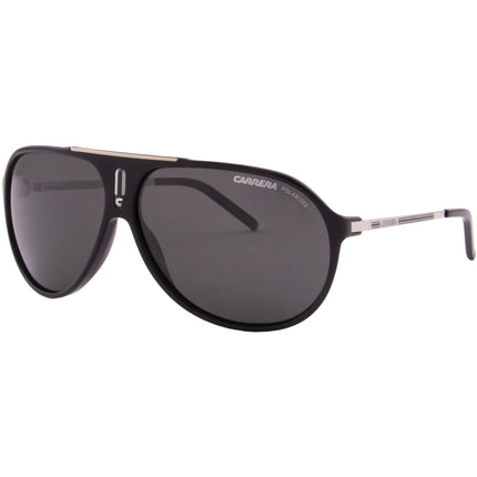 Carrera Men's Sunglasses - Black Palladium Full Rim Aviator Frame Grey Lens | HOT 0CSA ,