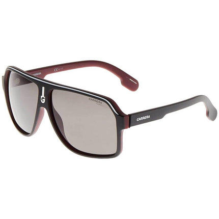 Carrera Men's Sunglasses - Black Red Plastic Frame | CARRERA 1001/S 0BLX/M9 0BLX-9O ,