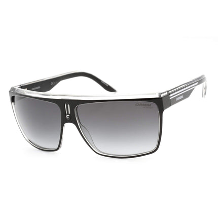 Carrera Men's Sunglasses - Black White Frame Grey Shaded Lens | CARRERA 22/S 080S 9O ,