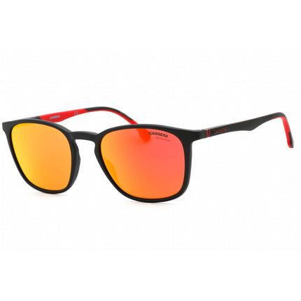 Carrera Men's Sunglasses - Black/Red Plastic Square Frame | CARRERA 8041/S 0OIT W3 ,