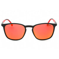 Carrera Men's Sunglasses - Black/Red Plastic Square Frame | CARRERA 8041/S 0OIT W3 ,