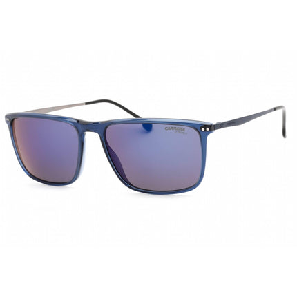 Carrera Men's Sunglasses - Blue Plastic Square Shape Frame | CARRERA 8049/S 0PJP XT ,