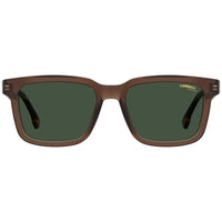 Carrera Men's Sunglasses - Brown Rectangular Full-Rim Frame Green Lens | 251/S 009Q ,