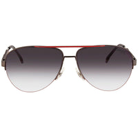 Carrera Men's Sunglasses - Dark Grey Lens Semi Rimless Pilot Frame | 8030/S 0SVK 9O ,