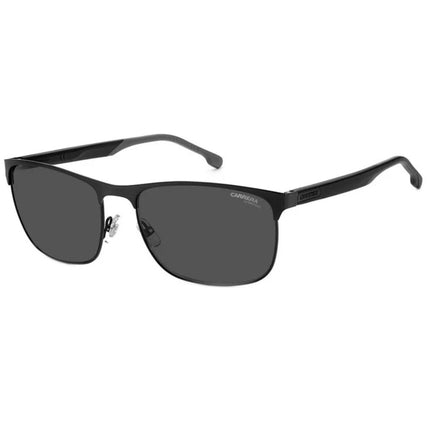 Carrera Men's Sunglasses - Dark Grey Lenses Black Rectangular Frame | 8052/S 0807 ,