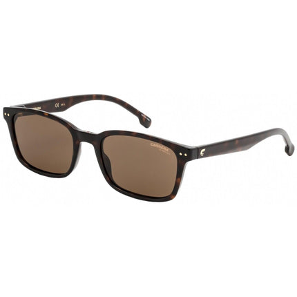 Carrera Men's Sunglasses - Dark Havana Rectangular Plastic Frame | 2021T/S 0086 70 ,