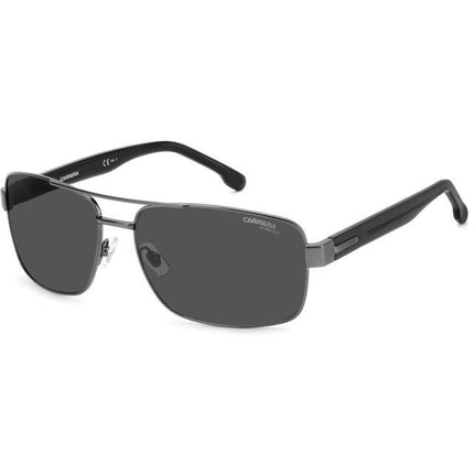 Carrera Men's Sunglasses - Full Rim Dark Ruthenium Metal Rectangular | 8063/S 0KJ1 ,