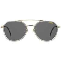 Carrera Men's Sunglasses - Gold Grey Pilot Metal Frame Tinted Lenses | 1028GS 02F7 ,