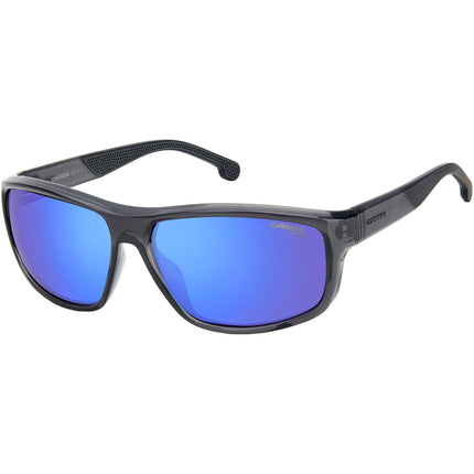 Carrera Men's Sunglasses - Grey Blue Rectangular Frame | CARRERA 8038/S 009V/Z0 ,
