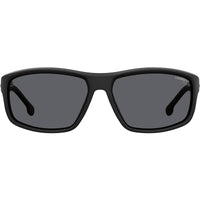 Carrera Men's Sunglasses - Grey Polarized Lens Matte Black Plastic Frame | 8038/S 0003 ,