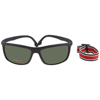 Carrera Men's Sunglasses - Matte Black Plastic Rectangular | HYPERFIT 12/S 0003 UC ,