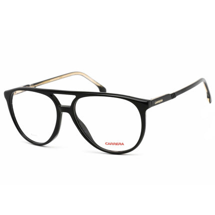 Carrera Unisex Eyeglasses - Black Aviator Frame Clear Demo Lens | CARRERA 1124 0807 00 ,