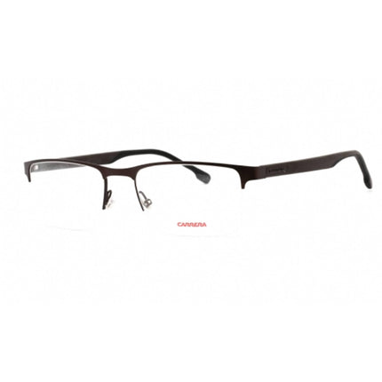 Carrera Unisex Eyeglasses - Half Rim Brown Metal Rectangular | CARRERA 8864 009Q 00 ,