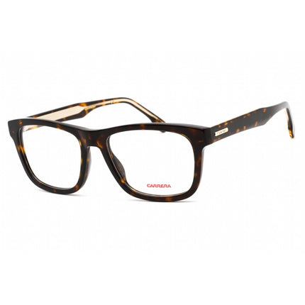 Carrera Unisex Eyeglasses - Havana Plastic Rectangular Frame | CARRERA 249 0086 00 ,