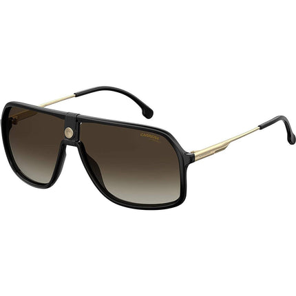 Carrera Unisex Sunglasses - Black Aviator Shape Frame UV Protection | 1019-S 0807-HA ,