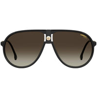 Carrera Unisex Sunglasses - Black Full Rim Frame Brown Gradient Lens | 1034/S 0807 ,