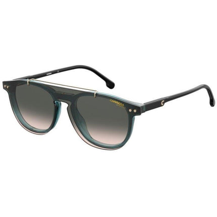 Carrera Unisex Sunglasses - Black Green Plastic Pilot Frame | CARRERA 2024T/C 0MR8/FF ,