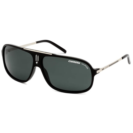 Carrera Unisex Sunglasses - Black/Palladium Navigator Full-Rim Frame | Cool 0CSA 00 ,