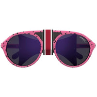 Carrera Unisex Sunglasses - Fuchsia Black Dots Frame | CARRERA HYPERFIT 19/S 0QK0/IH ,