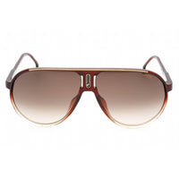 Carrera Unisex Sunglasses - Full Rim Burgundy Plastic Aviator | CHAMPION65/N 07W5 HA ,