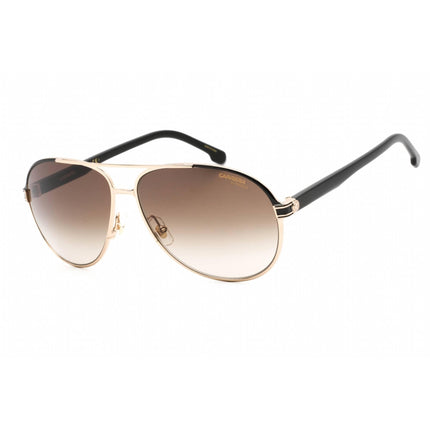 Carrera Unisex Sunglasses - Full Rim Gold/Black Metal Aviator Frame | 1051/S 0RHL HA ,