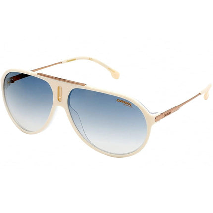 Carrera Unisex Sunglasses - Full Rim Ivory and Gold Plastic Frame | HOT65 0SZJ 1V ,