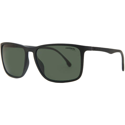 Carrera Unisex Sunglasses - Full Rim Matte Black Frame Green Lens | 8031/S 0003 QT ,
