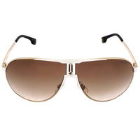 Carrera Unisex Sunglasses - Full Rim Pilot Frame Gradient Brown Lens | 1005/S 0B4E 00 ,