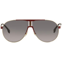 Carrera Unisex Sunglasses - Full Rim Red and Gold Oversized Frame | 1005/S 0AU2 00 ,
