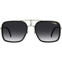 Carrera Unisex Sunglasses - Gold Black Pilot Frame Grey Shaded Lens | 1027/S 0RHL ,