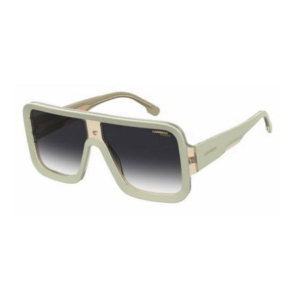 Carrera Unisex Sunglasses - Green Beige Pilot Frame Dark Grey Sf Lens | FLAGLAB 14 4N7 ,