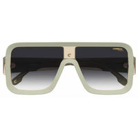 Carrera Unisex Sunglasses - Green Beige Pilot Frame Dark Grey Sf Lens | FLAGLAB 14 4N7 ,