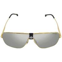 Carrera Unisex Sunglasses - Grey Lens Gold and Black Metal Frame | 1018/S 0RHL T4 ,