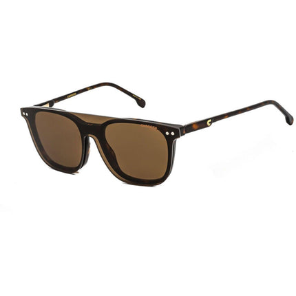 Carrera Unisex Sunglasses - Havana Square Frame Brown Lens | CARRERA 2023T/C 0086/70 ,