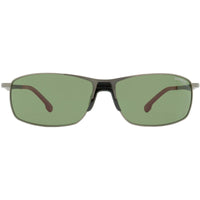 Carrera Unisex Sunglasses - Matt Ruthenium Rectangular Frame | CARRERA 8039/S 0R80/UC ,