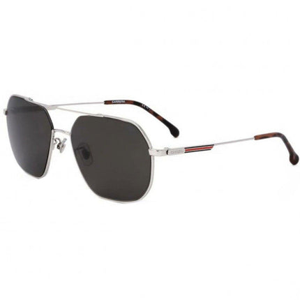 Carrera Unisex Sunglasses - Palladium Metal Pilot Frame Grey Lens | 1035/GS 010 ,