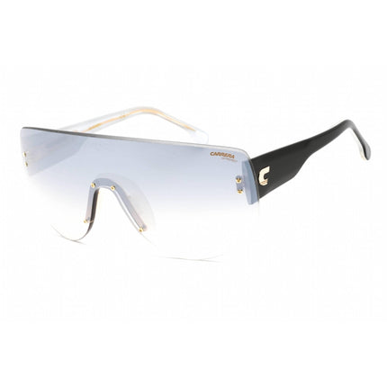 Carrera Unisex Sunglasses - Rimless Silver Black Acetate Shield | FLAGLAB 12 079D IC ,