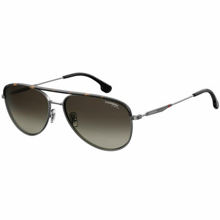 Carrera Unisex Sunglasses - Ruthenium and Black Pilot Frame | CARRERA 209/S 085K HA ,