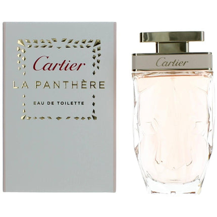 Cartier Women's Eau De Toilette Spray - La Panthere Sensual and Bold Floral, 2.5oz ,