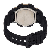 Casio Men's Black Resin Strap World Time Quartz Grey Dial Digital Watch | AE1000W-1A3 ,