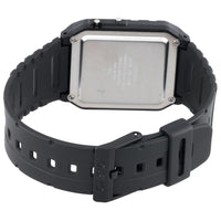 Casio Men's Databank Black Dial Rubber Strap Calculator Chrono Watch | CA53W-1 ,