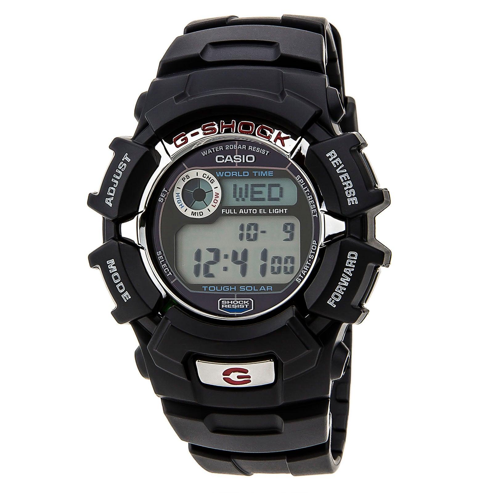 Casio Men's G-Shock Alarm World Time Solar Power Watch G2310R-1