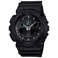 Casio Men's G-Shock Quartz Black Resin Watch | GA100MB-1A ,