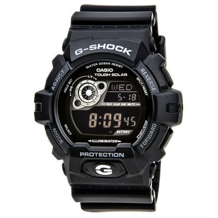 Casio Men's G-Shock Black Resin Tough Solar Digital Dive Watch | GR8900A-1 ,