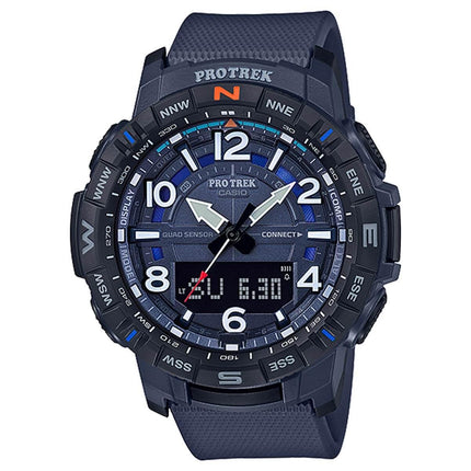 Casio Men's Bluetooth Watch - Pro Trek Ana-Digi Dial Blue Strap | PRTB50-2 ,