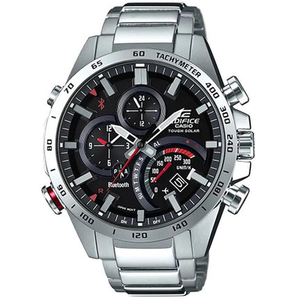 Casio Men's Chronograph Watch - Edifice Alarm Black Dial Quartz Bracelet | EQB501XD-1A ,