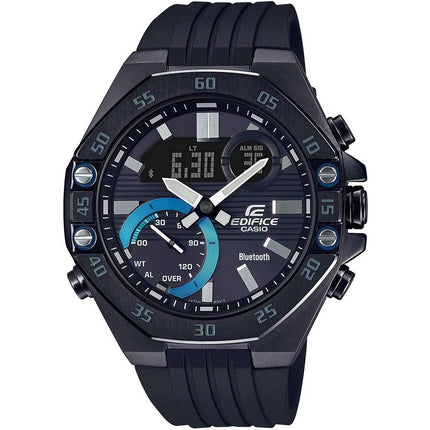 Casio Men's Chronograph Watch - Edifice Smartphone Link Black Strap | ECB10PB-1A ,