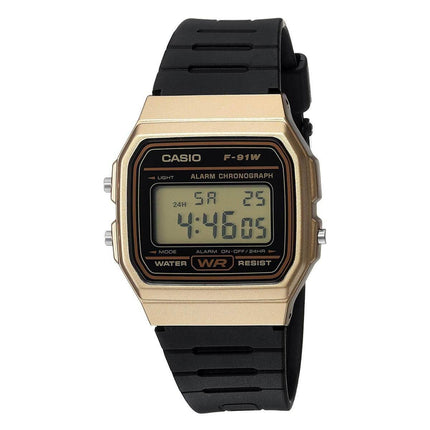 Casio Men's Chronograph Watch - Vintage Digital Dial Alarm | F91WM-9A ,